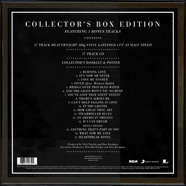 CD LP Box Collector EU If I Can Dream RCA Legacy US 88875142752