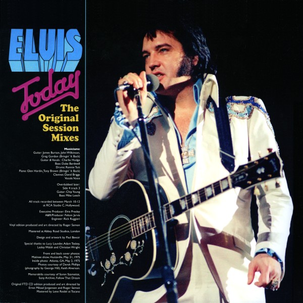 LP Elvis Today The Original Session Mixes FTD 506020-975147