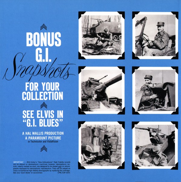 CD Elvis Is Back! RCA Victor LSP-2231