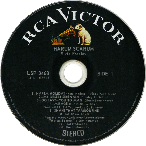 CD Harum Scarum RCA Victor LSP-3468