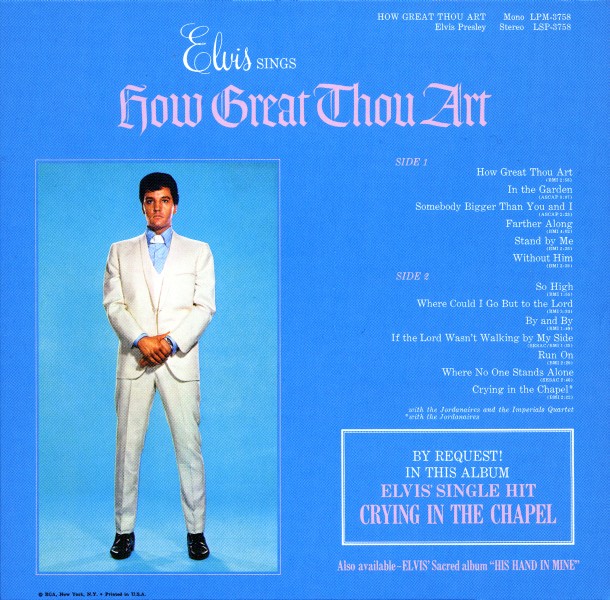 CD How Great Thou Art RCA Victor LSP-3758