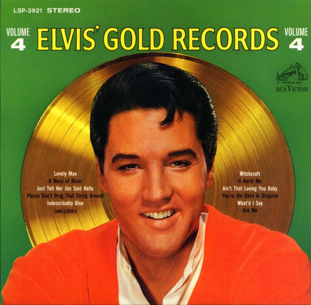CD Elvis Gold Records Volume 4 RCA Victor LSP-3921