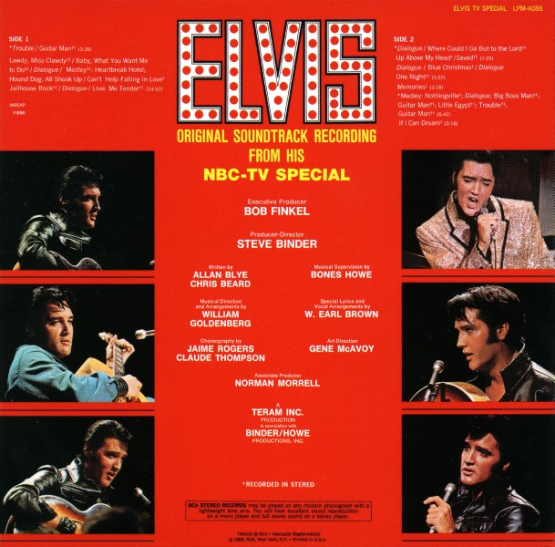 CD Elvis '68 NBC TV Special RCA Victor LPM-4088
