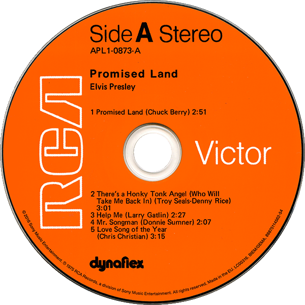 CD Promised Land RCA Victor APL1-0873