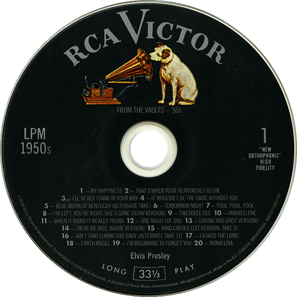 CD From The Vaults - '50s RCA Victor LPM-1950s