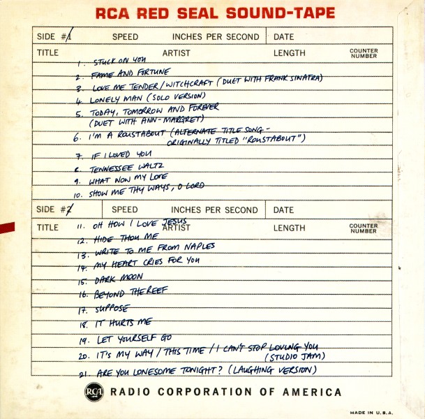 CD From The Vaults - '60s RCA Victor LPM-1960s