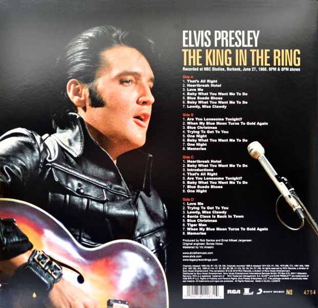 LP The King In Tthe Ring Sony RCA Legacy 19075811831