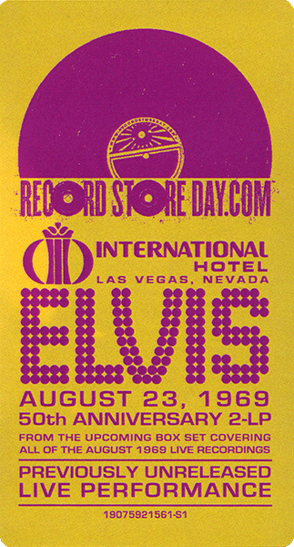LP International Hotel Elvis August 23, 1969 Sony RCA Legacy 1907592156