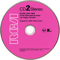CD Elvis Live 1969 Sony RCA Legacy 19075940642