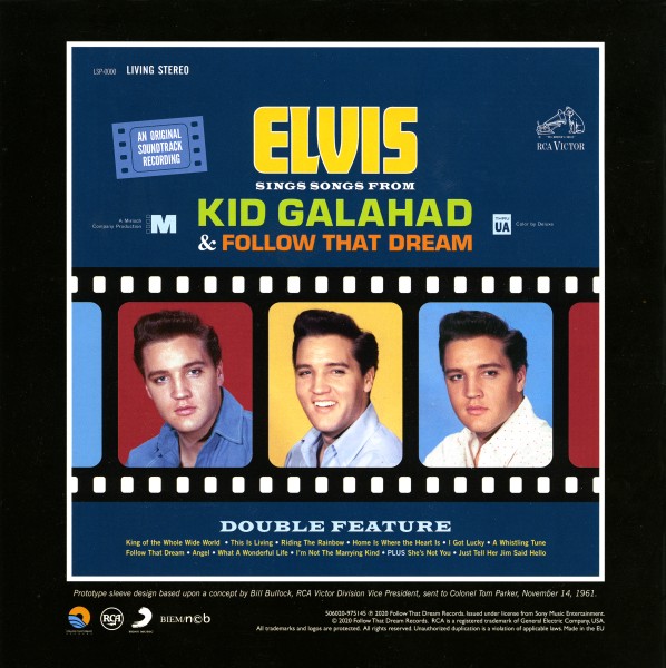 CD The Kid Galahad Sessions FTD 506020 975145