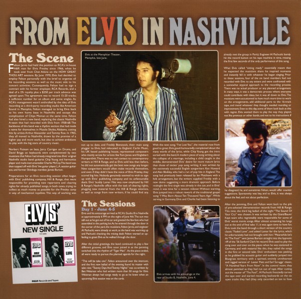 LP From Elvis In Nashville RCA Legacy Sony 19439759421