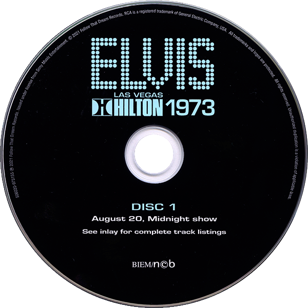 CD Las Vegas Hilton 1973 FTD 506020-975155