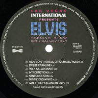 LP Las Vegas International Presents Elvis January Thru February 1970 MRS MRV400010270
