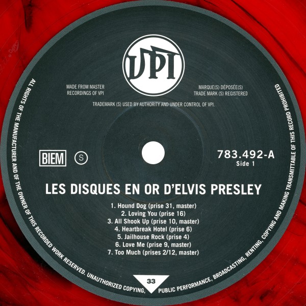 LP  Les Disques En Or VPI 783 492