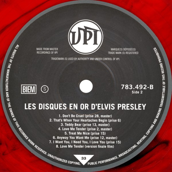 LP Les Disques En Or VPI 783 492