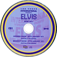 CD Las Vegas International Presents Elvis Now 1971 MRS MRS10001071