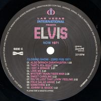 LP Las Vegas International Presents Elvis Now 1971 MRS MRV 400001071