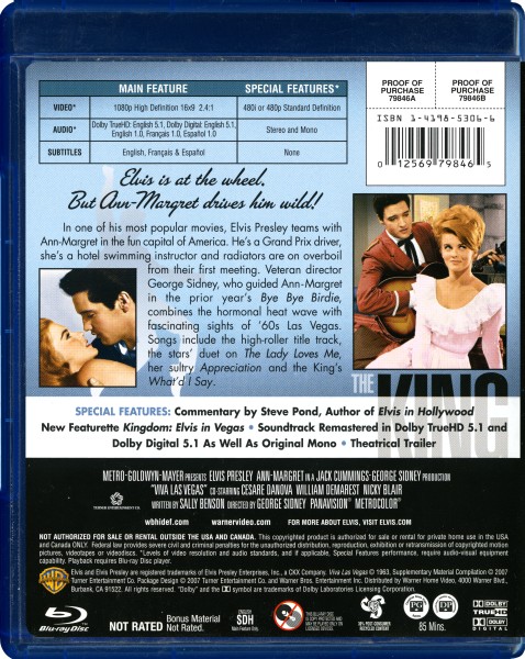 Blu-ray Viva Las Vegas 