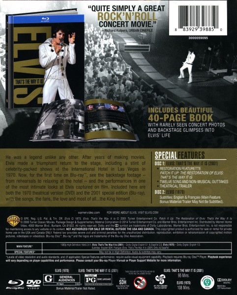 Blu-ray Elvis That's The Way It Is 