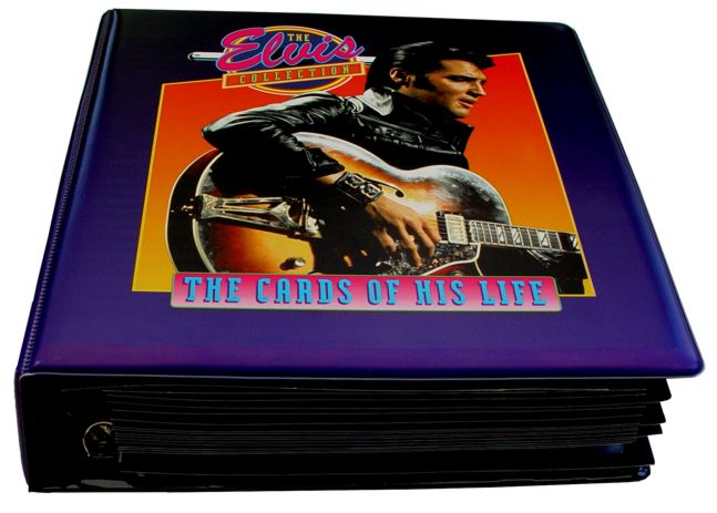 ELVIS THE PLATINUM COLLECTION 1999 INKWORKS TRADING CARD ALBUM BINDER PRESLEY 