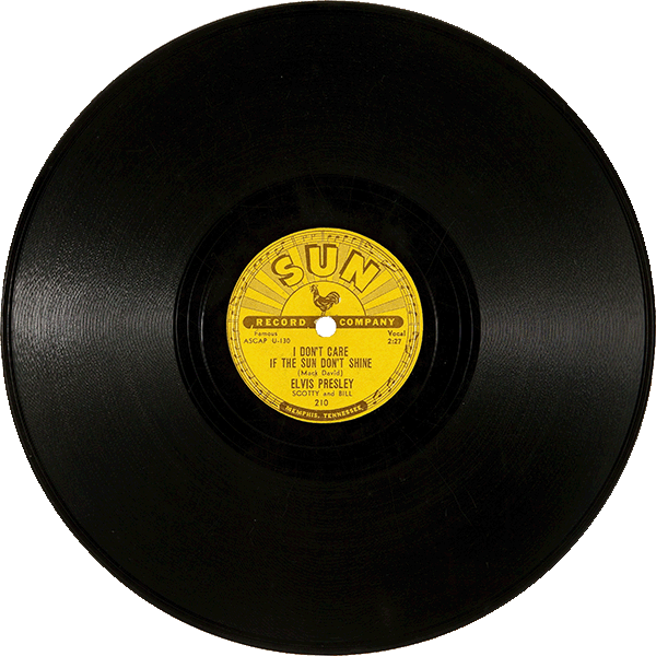 78 Rpm I Don't Care If The Sun Don't Shine Sun 210 First print