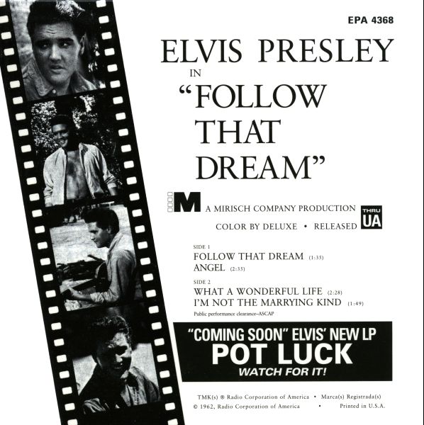 EP Follow That Dream  RCA EPA-4368