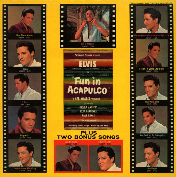 LP Fun In Acapaculco RCA LSP 2756