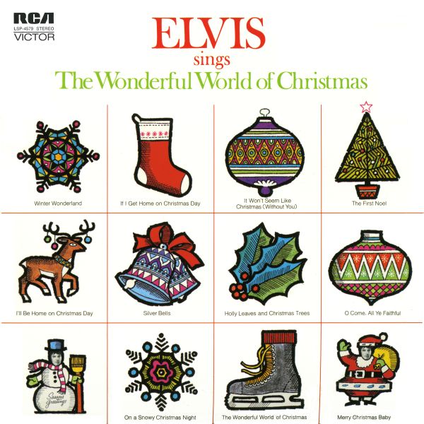 LP Elvis Sings The Wonderful World Of Christmas  RCA LSP 4579