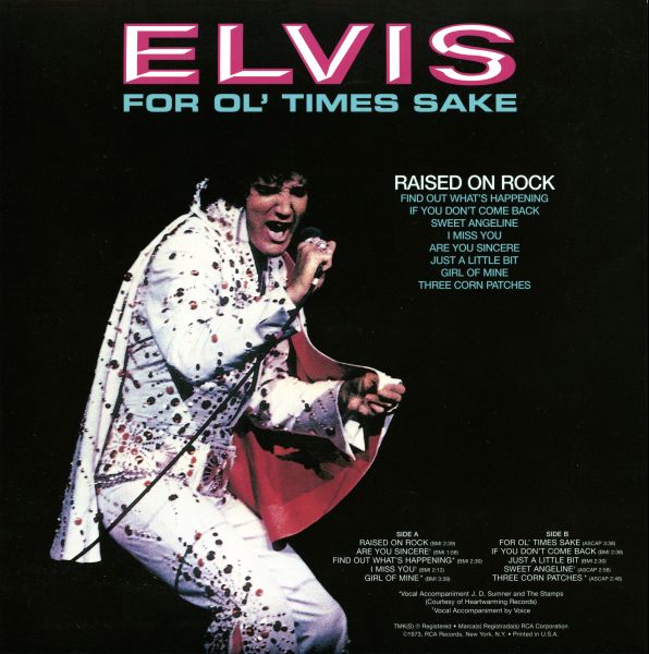 LP Raised On Rock RCA APL 1 0388