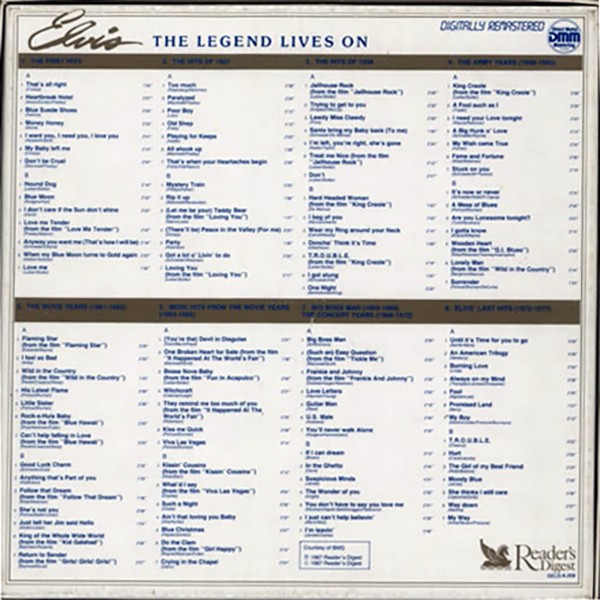 LP The Legend Lives On Reader's Digest V 86002 VB1