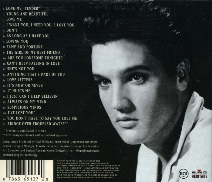 CD Heart & Soul RCA BMG 07863 66532-2