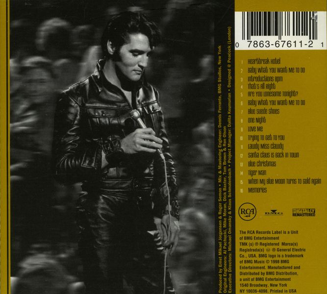 CD Tiger Man  RCA BMG 07863 67611 2