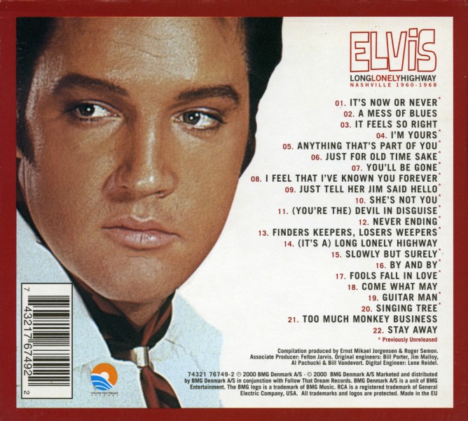 CD  FTD 74321 76749-2 Long Lonely Highway - Nashville 1960-1968
