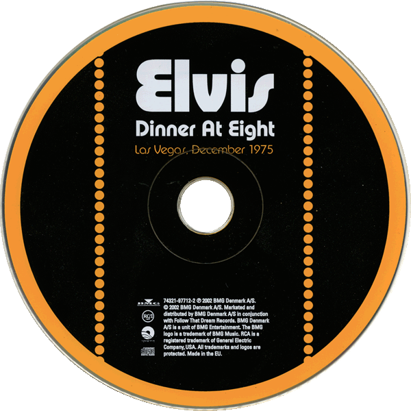 CD Dinner At Eight Las Vegas, December 1975 FTD 74321 97712-2