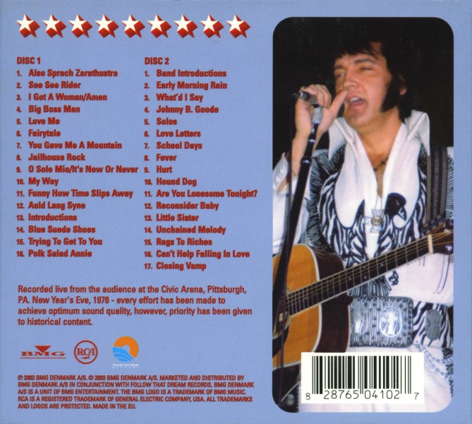 CD Elvis New Year's Eve FTD 8287650410-2