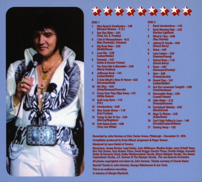 CD Elvis New Year's Eve FTD 8287650410-2