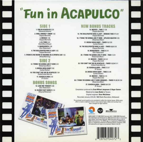 CD Fun In Acapulco FTD 82876-50407-2