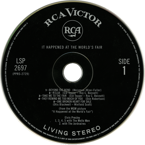 CD It Happened At The World's Fair FTD 82876-50409-2