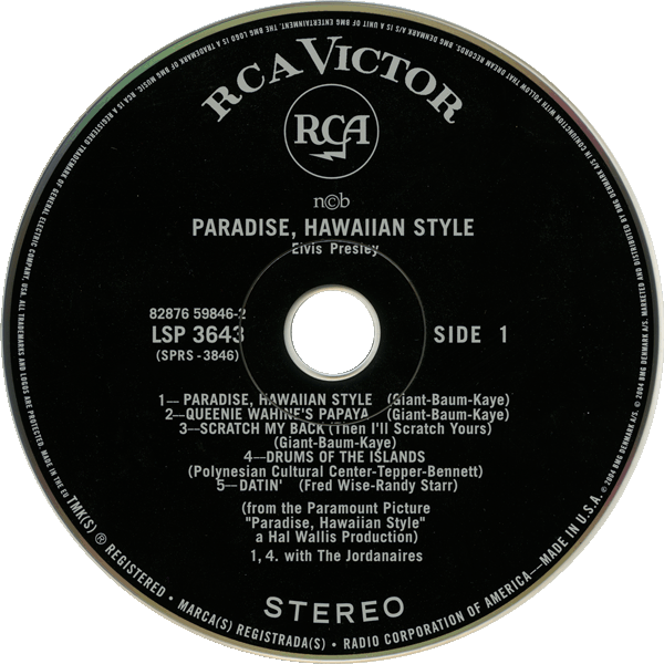 CD Paradise, Hawaiian Style FTD 82876-59846-2
