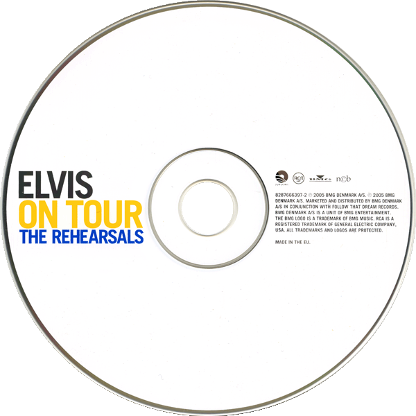 CD Elvis On Tour The Rehearsals FTD 82876 66397-2