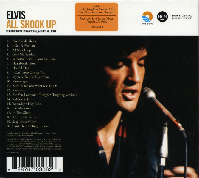 CD All Shook Up FTD 82876-70306-2