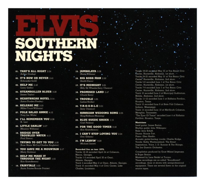 CD Southern Nights FTD 82876 76961-2