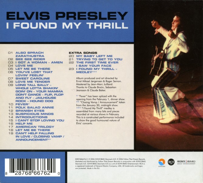 CD I Found My Thrill FTD 82876 86676-2