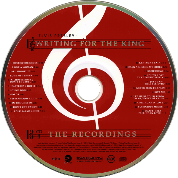 CD Writing For The King FTD 88697 02027-2