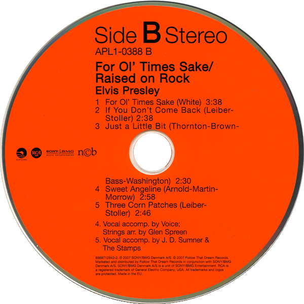 CD Raised On Rock FTD 88697 12843-2