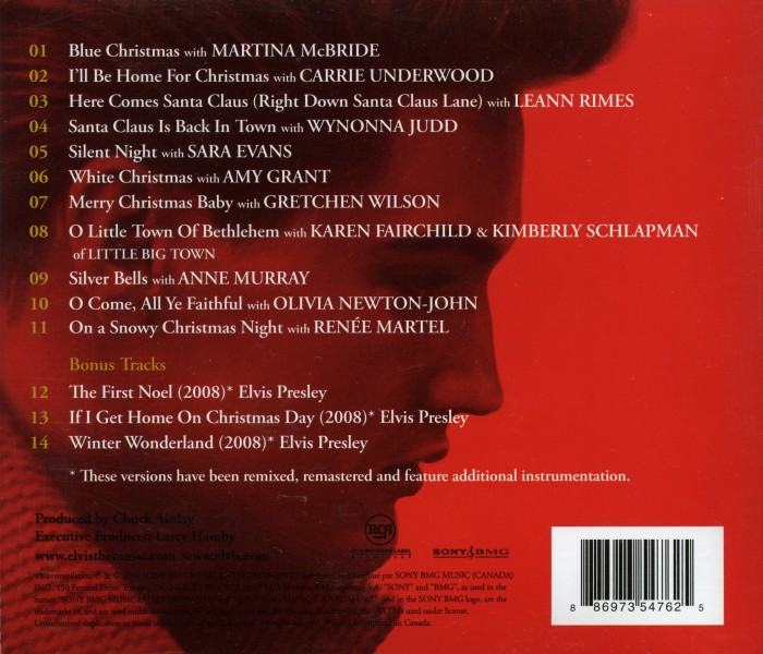 CD Christmas Duets Sony BMG 88697 354762 Canadian version
