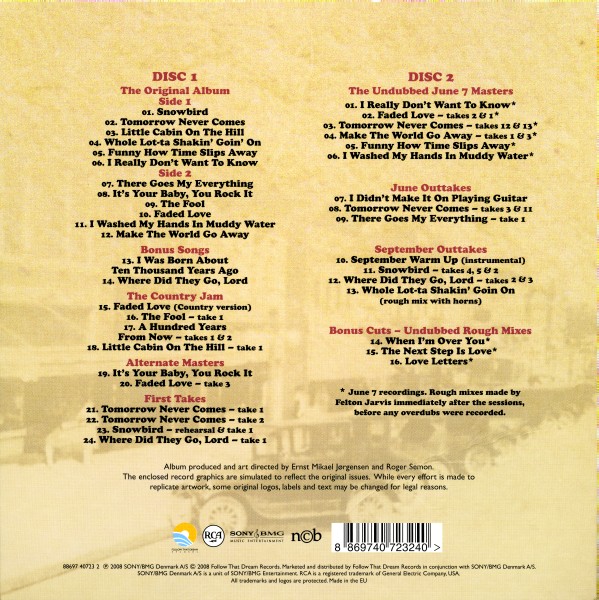 CD Elvis Country FTD 88697 40723 2