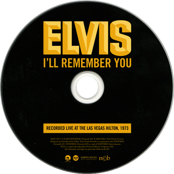 CD I'll Remember You FTD 88697 40711 2