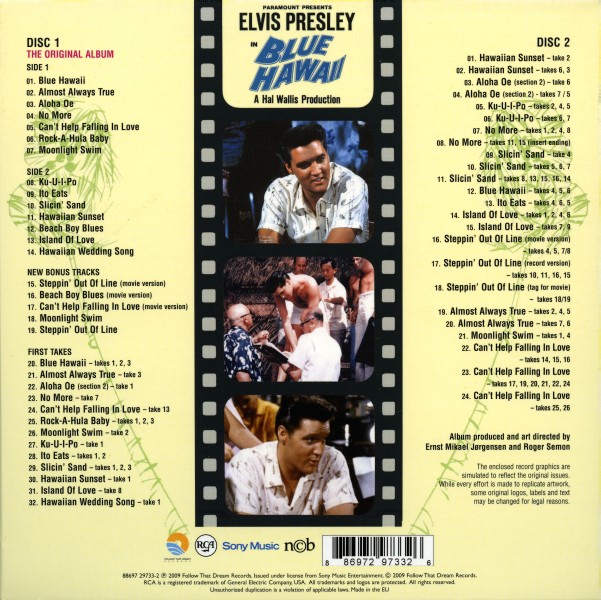 CD Blue Hawaii FTD 88697 29733-2
