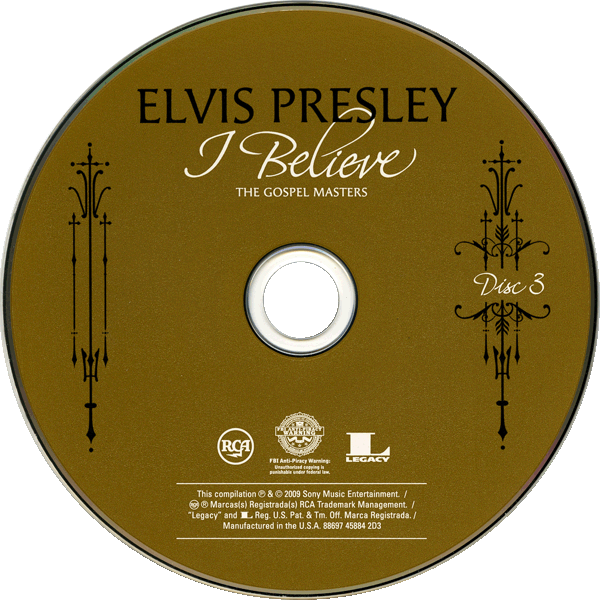 CD I Believe The Gospels Masters RCA BMG 88697 45884 2